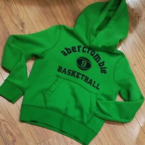 Abercrombie & Fitch Kids Bright Green Hoodie
